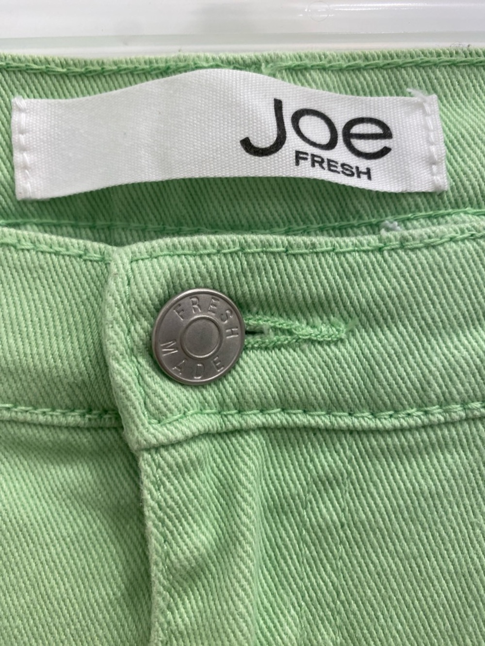 Lime Green Slim Fit Pants Size 8 | Bright Spring Summer | Dopamine Dressing - Picture 11 of 11